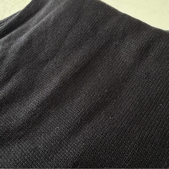 Neiman Marcus Wide-Leg Silk-Cashmere Black Knit Slacks Size XL NWT - Picture 8 of 9